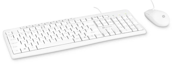 Клавиатура + мышь Оклик S650 клав:белый мышь:белый USB Multimedia (1875257) Клавиатура + мышь Оклик S650 клав:белый мышь:белый USB Multimedia (1875257)