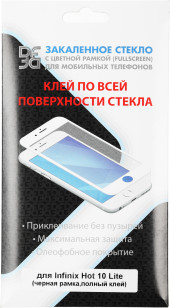Защитное стекло для экрана DF inColor-01 черный для Infinix Hot 10 Lite 2.5D 1шт. (DF INCOLOR-01 (BLACK)) Защитное стекло для экрана DF inColor-01 черный для Infinix Hot 10 Lite 2.5D 1шт. (DF INCOLOR-01 (BLACK))