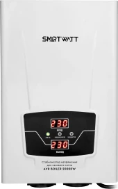 Стабилизатор напряжения Smartwatt AVR Boiler 2000RW 2000ВА белый Стабилизатор напряжения Smartwatt AVR Boiler 2000RW 2000ВА белый