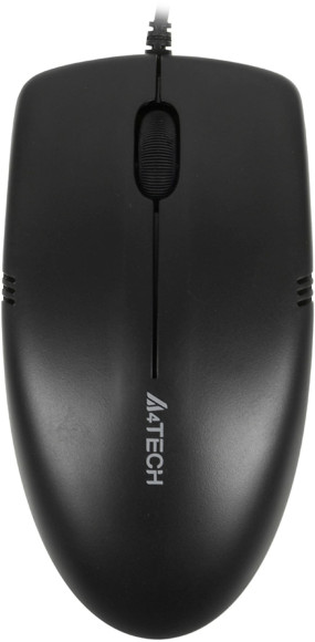 Мышь A4Tech OP-530NUS черный оптическая (1200dpi) silent USB (2but)