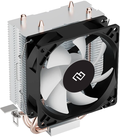 Устройство охлаждения(кулер) Digma D-CPC110-PWM1 90x90x25mm Soc-AM5/AM4/1200/1700/1851 черный 4-pin 23dB Al+Cu 110W 247gr Ret