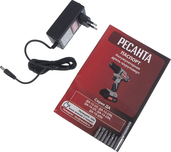 Дрель-шуруповерт Ресанта ДА-12-2Л аккум. патрон:быстрозажимной (75/14/1)