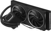 Система водяного охлаждения Deepcool LE240 PRO ARGB Soc-AM5/AM4/1200/1700/1851 черный 4-pin 28.2-33dB Al 280W 1347gr Ret (R-LE240PRO-BKAMMC-G-1)