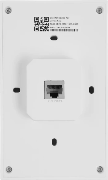 Точка доступа TP-Link EAP655-Wall AX3000 10/100/1000BASE-TX белый