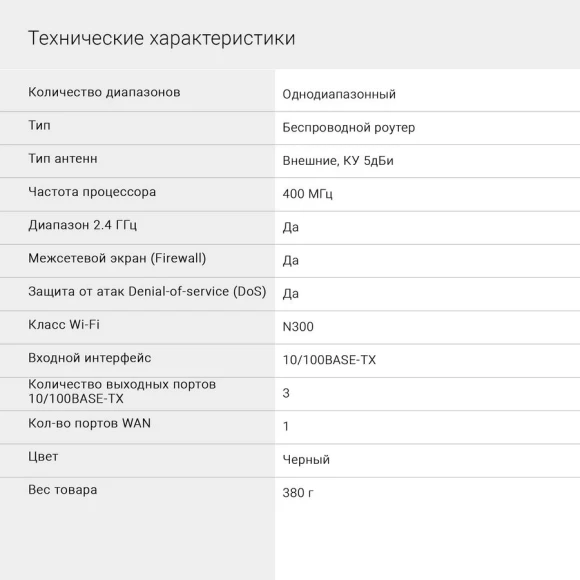 Роутер беспроводной Digma DWR-N301 N300 10/100BASE-TX черный Роутер беспроводной Digma DWR-N301 N300 10/100BASE-TX черный