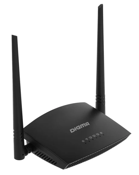 Роутер беспроводной Digma DWR-N301 N300 10/100BASE-TX черный Роутер беспроводной Digma DWR-N301 N300 10/100BASE-TX черный