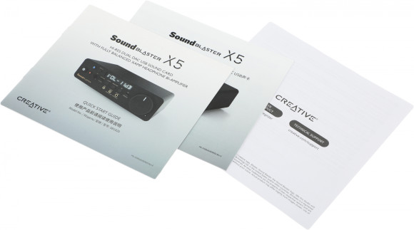 Звуковая карта Creative USB Sound Blaster X5 (Cirrus Logic CS43198) 5.1 Ret