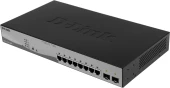 Коммутатор D-Link DGS-1210-10MP/F3A (L2) 8x1Гбит/с 2SFP 8PoE 130W настраиваемый Коммутатор D-Link DGS-1210-10MP/F3A (L2) 8x1Гбит/с 2SFP 8PoE 130W настраиваемый