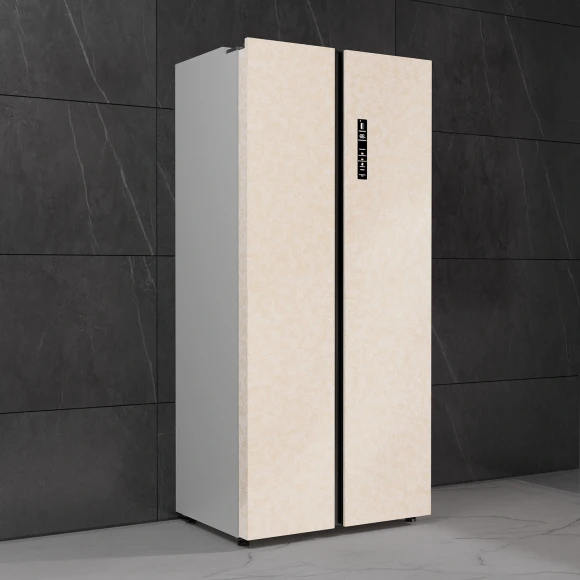 Холодильник Lex LSB525BGID 2-хкамерн. бежевый мрамор инвертер