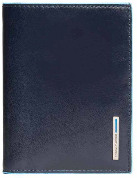 Кошелек мужской Piquadro Blue Square PU1393B2R/BLU2 темно-синий натур.кожа Кошелек мужской Piquadro Blue Square PU1393B2R/BLU2 темно-синий натур.кожа