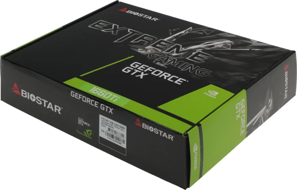 Видеокарта Biostar PCI-E 3.0 VN1666TF69 NVIDIA GeForce GTX 1660TI 6Gb 192bit GDDR6 1500/12000 DVIx1 HDMIx1 DPx1 HDCP Ret Видеокарта Biostar PCI-E 3.0 VN1666TF69 NVIDIA GeForce GTX 1660TI 6Gb 192bit GDDR6 1500/12000 DVIx1 HDMIx1 DPx1 HDCP Ret