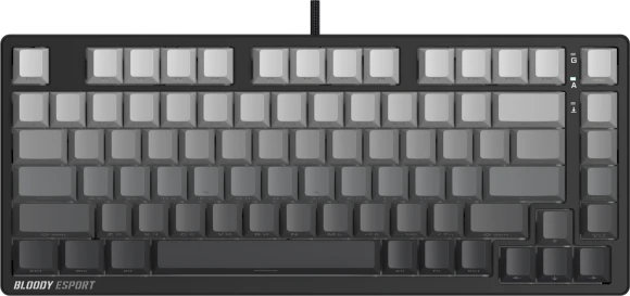 Клавиатура A4Tech MS76 PLUS механическая черный/серый USB Multimedia for gamer LED кабель 1.8м