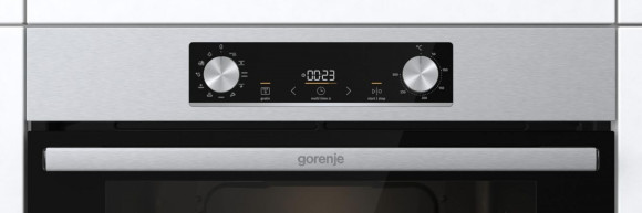 Духовой шкаф Электрический Gorenje BO6735E05X нержавеющая сталь/черный