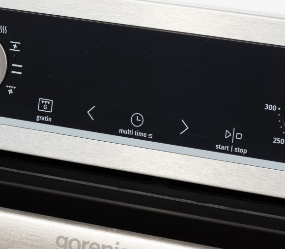 Духовой шкаф Электрический Gorenje BO6735E05X нержавеющая сталь/черный