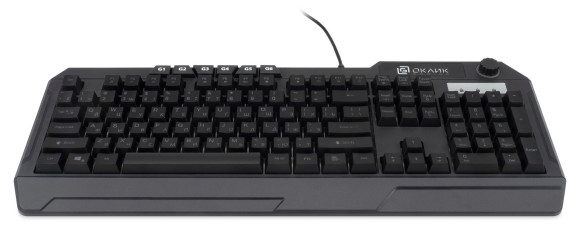 Клавиатура Оклик 715G черный USB Multimedia for gamer LED (1680657) Клавиатура Оклик 715G черный USB Multimedia for gamer LED (1680657)