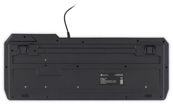 Клавиатура Оклик 715G черный USB Multimedia for gamer LED (1680657) Клавиатура Оклик 715G черный USB Multimedia for gamer LED (1680657)