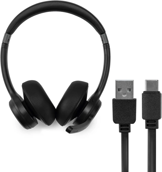 Наушники с микрофоном Оклик HS-L800 черный 1.8м накладные оголовье (1978719)