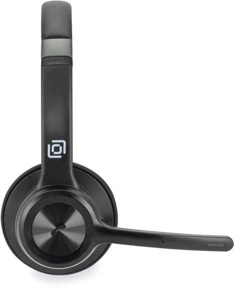 Наушники с микрофоном Оклик HS-L800 черный 1.8м накладные оголовье (1978719)