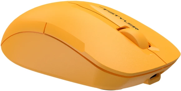 Мышь A4Tech Fstyler FG15C Air2 желтый оптическая 1200dpi беспров. USB для ноутбука 3but