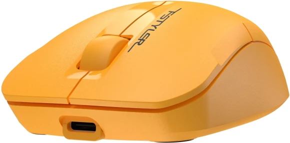 Мышь A4Tech Fstyler FG15C Air2 желтый оптическая 1200dpi беспров. USB для ноутбука 3but