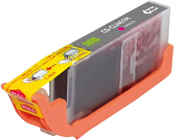 Картридж струйный Cactus CS-CLI451M пурпурный (12мл) для Canon MG6340/5440/IP7240 с чипом