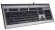 Клавиатура A4Tech KLS-7MUU серебристый/черный USB slim Multimedia (KLS-7MUU USB) кабель 1.5м