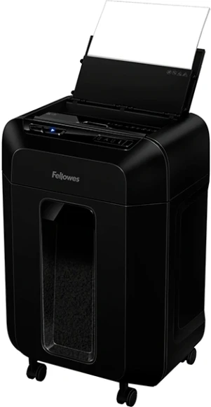 Шредер Fellowes AutoMax 90М черный с автоподачей (секр.P-4) фрагменты 90лист. 17лтр. скрепки скобы пл.карты