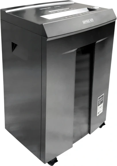 Шредер Office Kit S300 0,8x5 черный (секр.P-7) фрагменты 8лист. 33лтр. пл.карты CD Шредер Office Kit S300 0,8x5 черный (секр.P-7) фрагменты 8лист. 33лтр. пл.карты CD