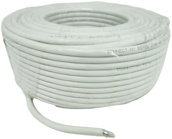 Кабель Premier CONNECT-AV RG-6/U CCS WT 50м. белый (21-321 50) Кабель Premier CONNECT-AV RG-6/U CCS WT 50м. белый (21-321 50)