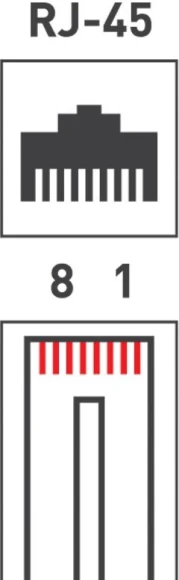 Коннектор Rexant (05-1021) UTP кат.5E RJ45 прозрачный