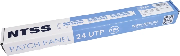 Патч-панель NTSS NTSS-PP-1U-24-UTP-RJ45-6-D 19" 1U 24xRJ45 кат.6 UTP Патч-панель NTSS NTSS-PP-1U-24-UTP-RJ45-6-D 19" 1U 24xRJ45 кат.6 UTP