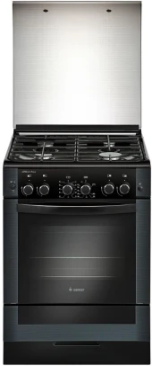 Плита Газовая Gefest ПГ 6300-02 0046 черный (стеклянная крышка) реш.чугун Плита Газовая Gefest ПГ 6300-02 0046 черный (стеклянная крышка) реш.чугун