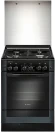 Плита Газовая Gefest ПГ 6300-02 0046 черный (стеклянная крышка) реш.чугун
