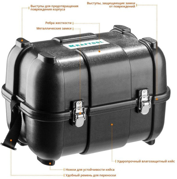 Нивелир лазерн. Kraftool 34640-4 цв.луч. красный 3луч.