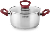 Кастрюля Rondell Heidi RDS-1113 2.8л. d=20см (с крышкой) стальной Кастрюля Rondell Heidi RDS-1113 2.8л. d=20см (с крышкой) стальной