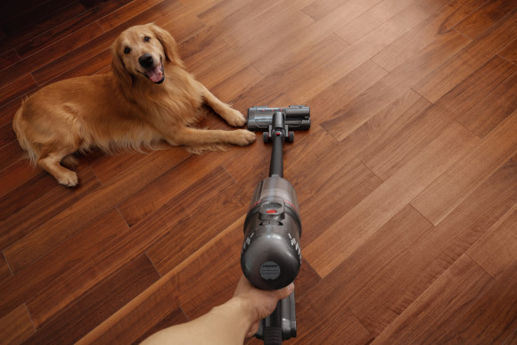 Пылесос моющий Puppyoo T12 Plus Rinse 585Вт серый