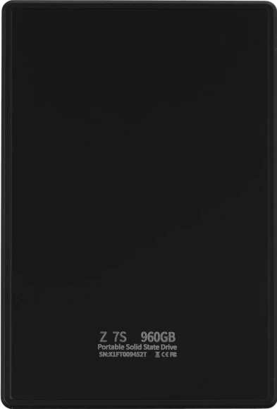 Накопитель SSD Netac USB-C 960Gb NT01Z7S-960G-32BK Z7S 2.5" черный Накопитель SSD Netac USB-C 960Gb NT01Z7S-960G-32BK Z7S 2.5" черный