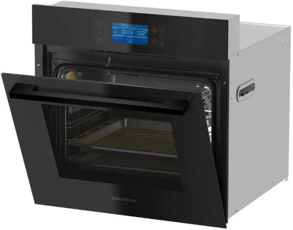 Духовой шкаф Электрический Darina 2V BDE 112 710 BB черный/стекло черное Духовой шкаф Электрический Darina 2V BDE 112 710 BB черный/стекло черное