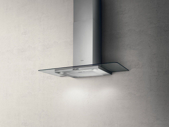 Вытяжка каминная Elica Flat Glass IX/A/90 нержавеющая сталь управление: кнопочное (1 мотор) Вытяжка каминная Elica Flat Glass IX/A/90 нержавеющая сталь управление: кнопочное (1 мотор)