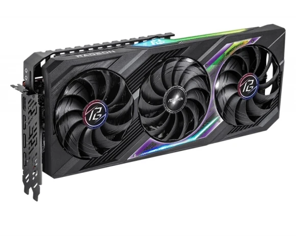 Видеокарта Asrock PCI-E 4.0 RX7700XT PG 12GO AMD Radeon RX 7700XT 12Gb 192bit GDDR6 2276/18000 HDMIx1 DPx3 HDCP Ret