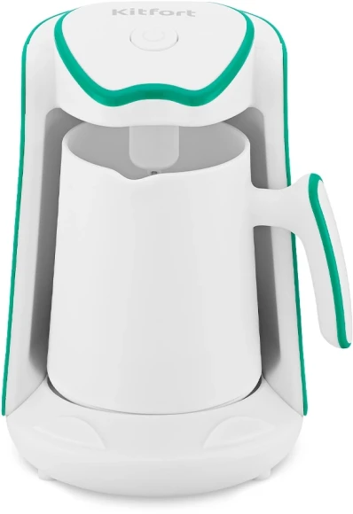 Кофеварка Электрическая турка Kitfort КТ-7133-2 600Вт зеленый/белый