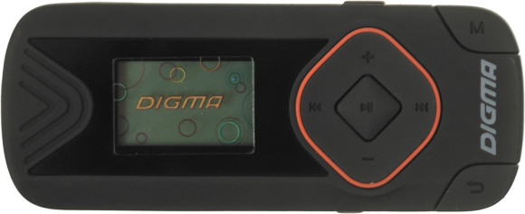 Плеер Flash Digma R3 8Gb черный/0.8"/FM/microSDHC/clip
