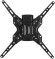 Кронштейн для телевизора Hyundai GL-R4 черный 13"-65" макс.25кг настенный поворот и наклон