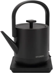 Чайник электрический Hyundai HYK-S2507 0.7л. 1000Вт черный корпус: металл
