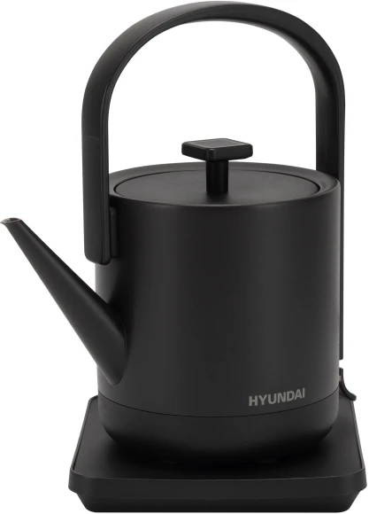Чайник электрический Hyundai HYK-S2507 0.7л. 1000Вт черный корпус: металл