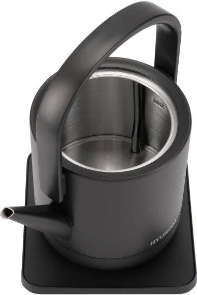 Чайник электрический Hyundai HYK-S2507 0.7л. 1000Вт черный корпус: металл