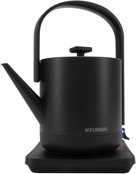 Чайник электрический Hyundai HYK-S2507 0.7л. 1000Вт черный корпус: металл