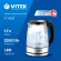 Чайник электрический Vitek VT-8828 1.7л. 2200Вт серебристый корпус: стекло/металл