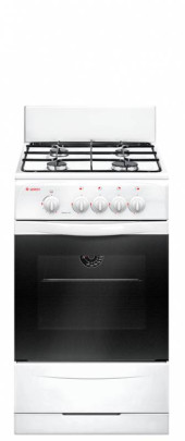 Плита Газовая Gefest ПГ 3200-08 К33 белый/черный (без крышки) реш.сталь