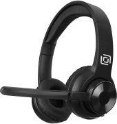 Наушники с микрофоном Оклик HS-M310 черный 1.5м накладные BT оголовье (1978706) Наушники с микрофоном Оклик HS-M310 черный 1.5м накладные BT оголовье (1978706)